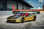 Ferrari 458 Spider by MC Customs on Vellano Wheels 2014 года